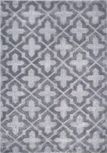 SURYA - Tappeto Lavabile in Lavatrice - WAFA - 160x213cm - Grigio