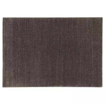 Manae - Tappeto rettangolare in polipropilene grigio antracite 160 x 230 cm