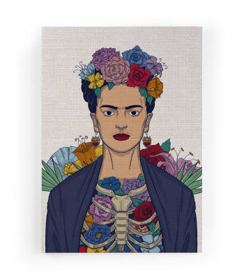 QUADRO FRIDA KAHLO 50X50CM - Accessori Decorativi Peragashop