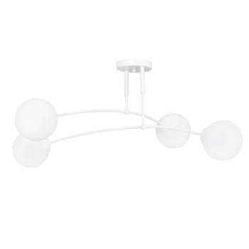 Plafoniera Cameretta Bambini Con Unicorno – Lampada Soffitto 40cm Rosa E Bianca, Ideale Per Stanza Giochi