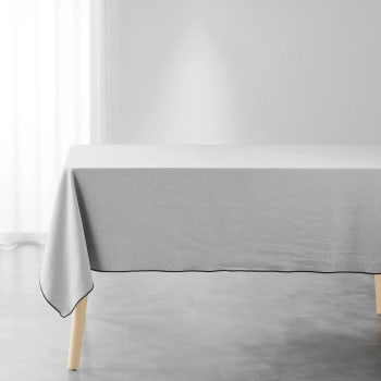 Protège table blanc rectangle 105x220 cm pas cher 