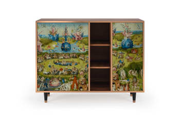 THE GARDEN BY HIERONYMUS BOSCH - Buffet  multicolore 3 tiroirs et 1 porte L 125 cm