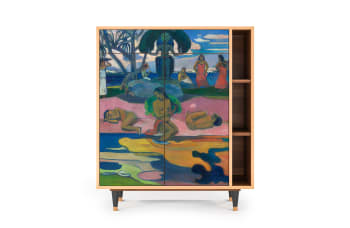DAY OF THE GOD BY PAUL GAUGUIN - Buffet  multicolore 2 tiroirs et 2 portes L 94 cm