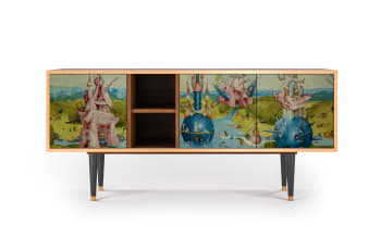 THE GARDEN BY HIERONYMUS BOSCH - Mueble de TV multicolores 3 puertas  L 150 cm