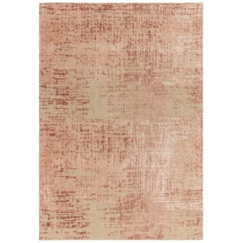 MILANO - Tapis de salon en laine rose 120x170 cm