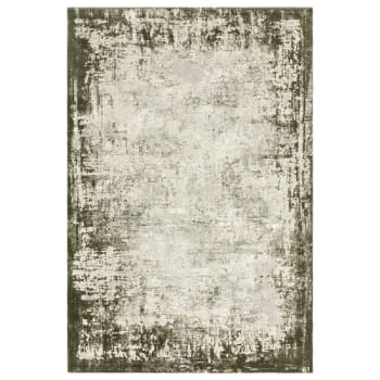 ZUKA - Tapis de salon moderne vert 160x230 cm
