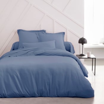 Mevak dormitorio - Funda nórdica cama de 105cm color azul/cobalto de pol./alg.