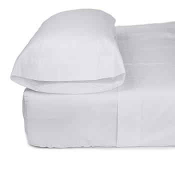 Mevak dormitorio - Funda de almohada 135cm 100% algodón blanca