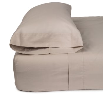 Mevak dormitorio - Funda de almohada 135cm 100% algodón lino