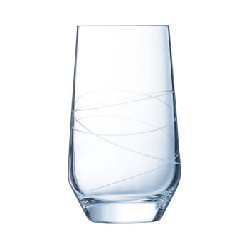 Abstraction - 6 verres à eau forme haute 40cl