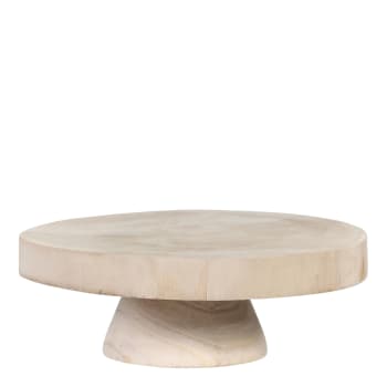 Pia - Table décorative en bois marron clair D30