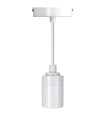 PENDEL LUXURY ELEGANCE - Lámpara colgante de aluminio blanco mate