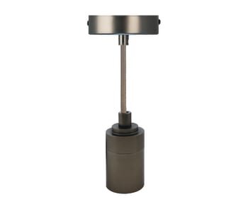 PENDEL LUXURY ELEGANCE - Lámpara colgante de aluminio gris