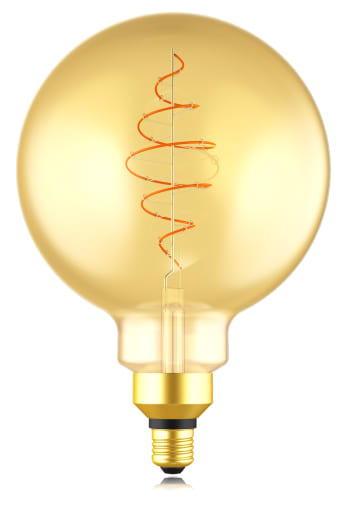 LAMPADINA ORO - Bombilla LED con acabado dorado.