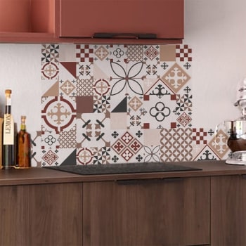 Pannello Paraschizzi Per Cucina In Vetro Temperato 50x70 Cm - Stampa Yellow Flower, Resistente Al Calore, Facile Da Pulire