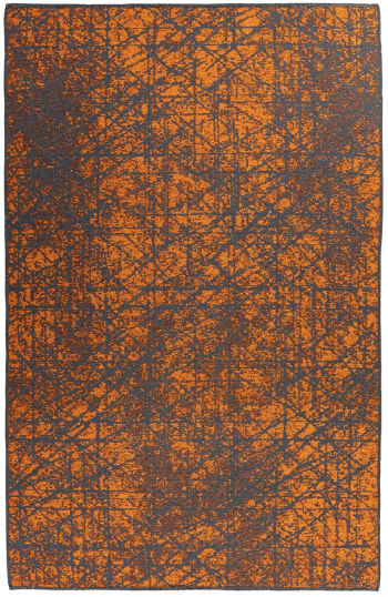 KALEV - Tapis de salon moderne orange 80x160 cm