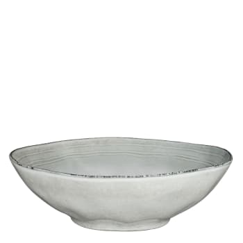 Tabo - Cuenco de cerámica gris d30,5