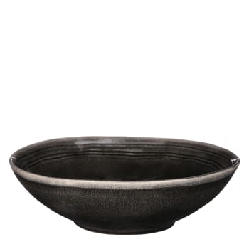 Tabo - Cuenco de cerámica negro d30,5