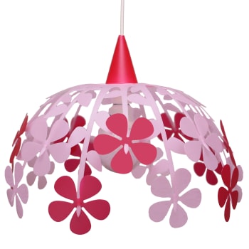 Lámpara de techo infantil Ramo de flores Rosa 30 cm