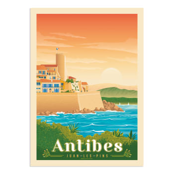 Affiche Antibes Juan-les-Pins 30x40 cm