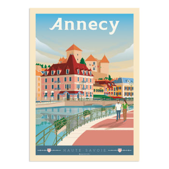 Affiche Annecy Château 21x29,7 cm