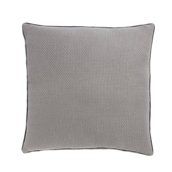 Isak - Housse de coussin en coton gris 45 x 45 cm
