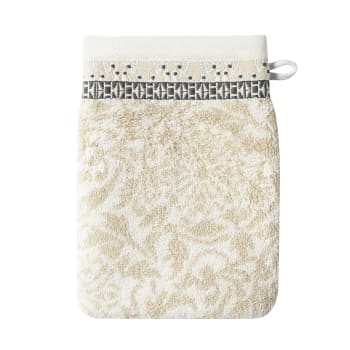 Serviette de bain en coton armoise 30 x 50 CHARME