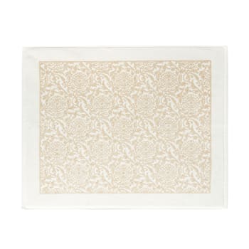 Rideau de douche en polyester en blanc & blanc ivoire 150x200 Magnolia  white