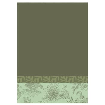 Joséphine - Essuie-mains en coton herbe 54 x 38