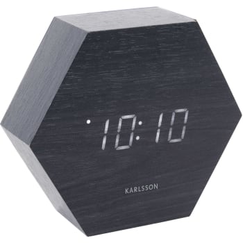 ALARM CLOCK - Réveil Hexagon en bois