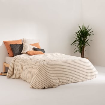 Conjunto de cama coche 90 x 200 cm negro + colchón + edredón + almohada -  RUNNER