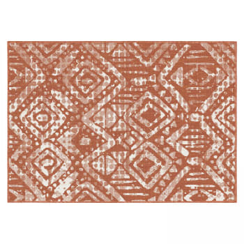 Kano - Terrakotta-Außenteppich aus Polypropylen, 160 x 230 cm