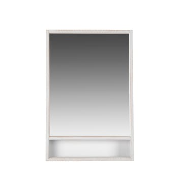 Arno - Espejo rectangular de pared 60x90 cm blanco