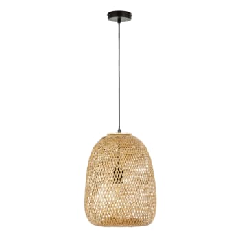 YUMEI - Lámpara de techo de Bambú, diametro 30 cm
