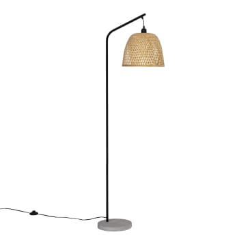 UMIKO - Lámpara de pie de Bambú, altura 156 cm