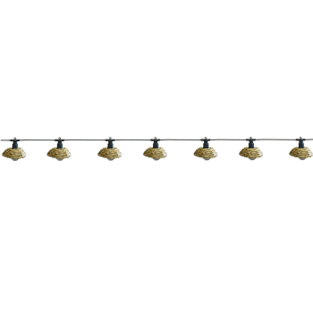 Ghirlanda Luminosa LED 6 Metri Con Telecomando: 10 Globi, Impermeabile IP55, Ricaricabile USB Per Esterno/Interno - 4