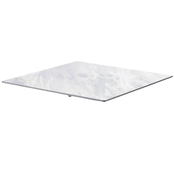 Opéra - Plateau de table stratifié  60x60 cm marbre