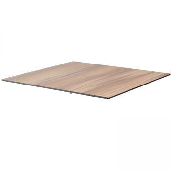 Opéra - Plateau de table stratifié 70x70 cm chene foncé