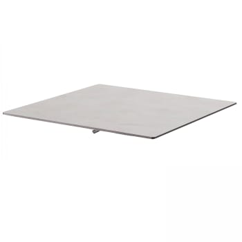 Opéra - Plateau de table stratifié  70x70 cm béton gris clair