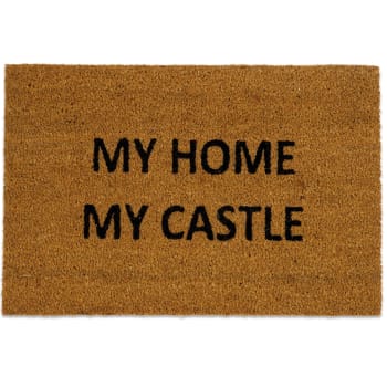 Paillasson coco my home my castle 40x60cm