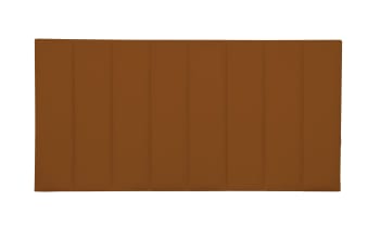 NILA - Gepolstertes Kopfteil aus Samt,145x57 cm,Terrakotta