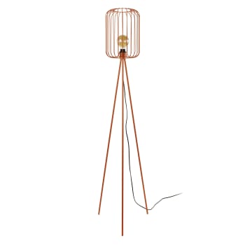 SORANO - Lámpara de pie metal cobre