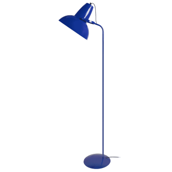 AQUITAINE - Lámpara de pie de lectura metal azul