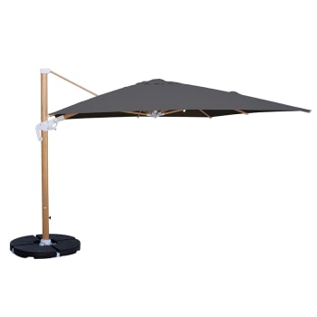 Ombrellone Da Giardino Bahamas 3x4m - Braccio Decentrato, Palo In Legno - Per Bar E Ristoranti - Foto 6