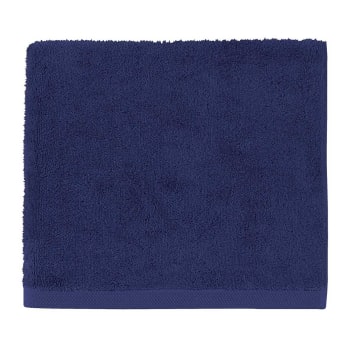 ESSENTIEL - Drap de douche en coton bio bleu 70x140
