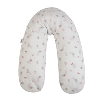 Coussin D'Allaitement Tanuki Cloe A Gris - Multifonction Ergonomique Pour Grossesse, Allaitement Et Repos, Déhoussable Et Lavable
