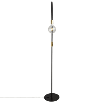 Drop - Lampadaire noir hauteur fixe 180cm en fer