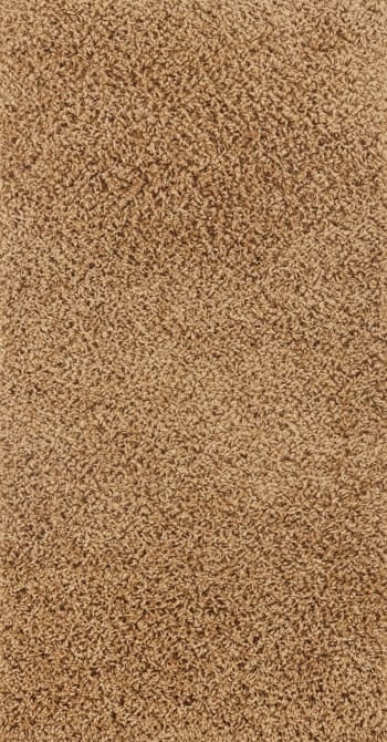 Lilly - Tapis Shaggy Moderne Terracotta 80x150