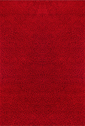 Lilly - Tapis Shaggy Moderne Rouge 100x200