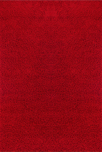 Lilly - Tappeto Shaggy Moderno Rosso 200x290